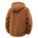Sven | Men's Fleece-Lined Hooded Zip Jacket