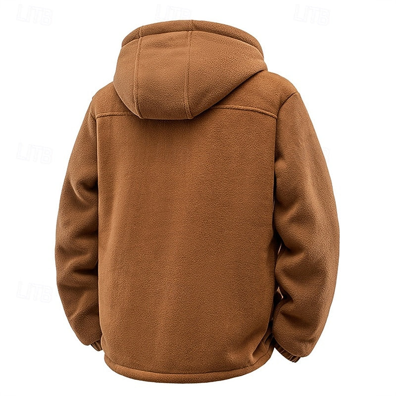 Sven | Men's Fleece-Lined Hooded Zip Jacket