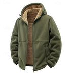 Sven | Men's Fleece-Lined Hooded Zip Jacket