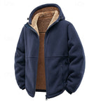Sven | Men's Fleece-Lined Hooded Zip Jacket