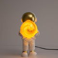 Astronaut Table Lamp - Mid-Century Touch Light, Set of 2 - Light Source Not Included / Printing Lampshade Plug