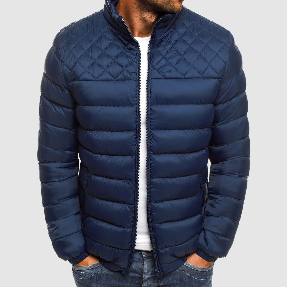 Thijmen | Men's Warm Padded Stand-Collar Puffer Jacket