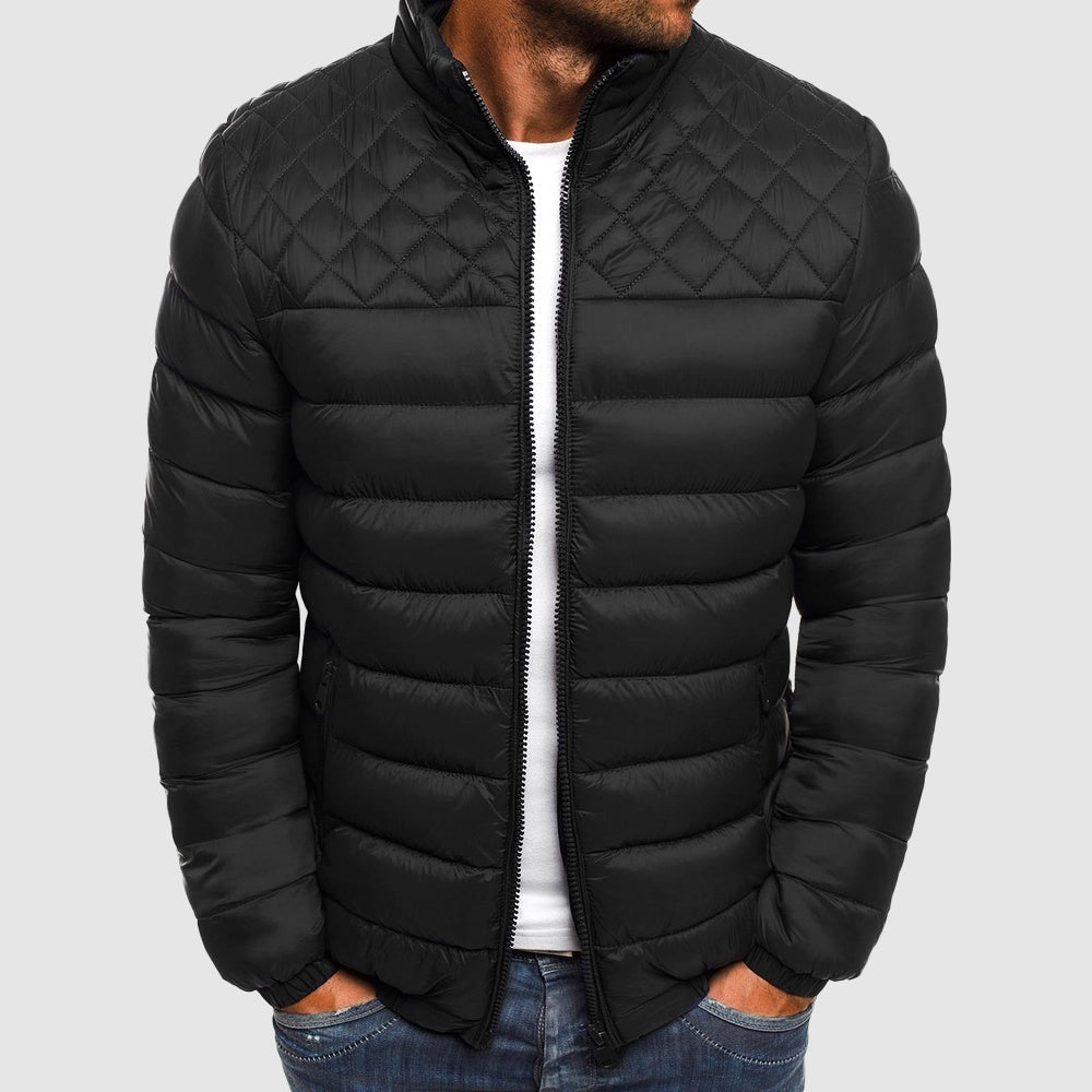 Thijmen | Men's Warm Padded Stand-Collar Puffer Jacket