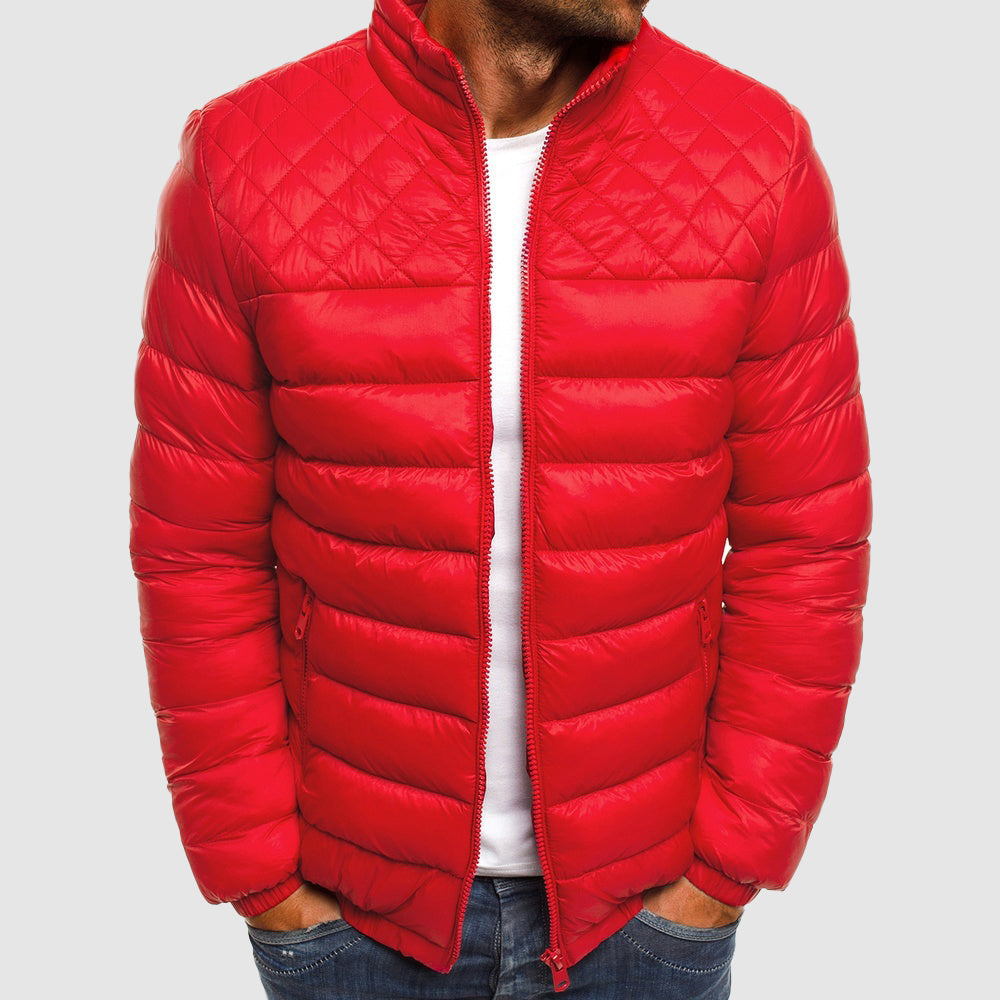 Thijmen | Men's Warm Padded Stand-Collar Puffer Jacket