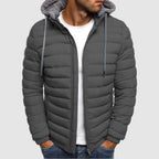 Thijs | Men's Warm Padded Hooded Puffer Jacket