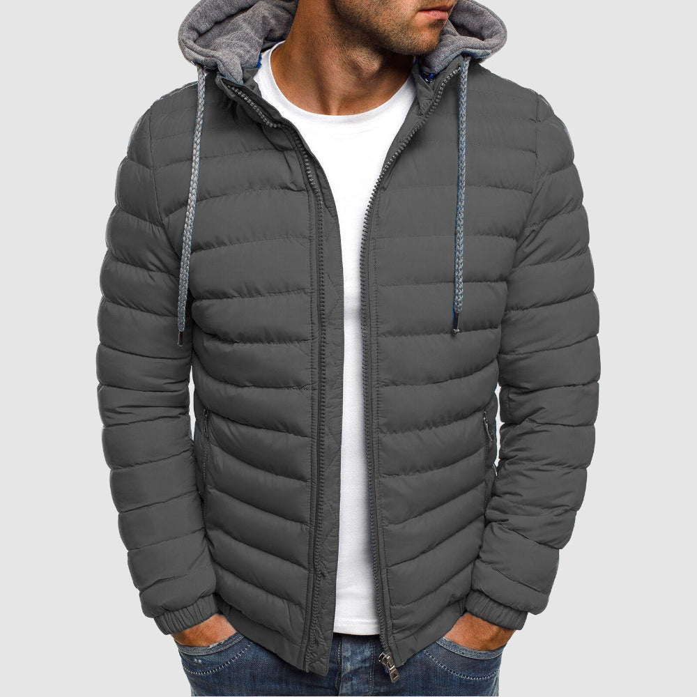 Thijs | Men's Warm Padded Hooded Puffer Jacket