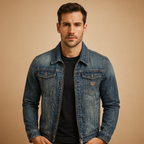 Classic Button-Up Denim Jacket for Effortless Everyday Style