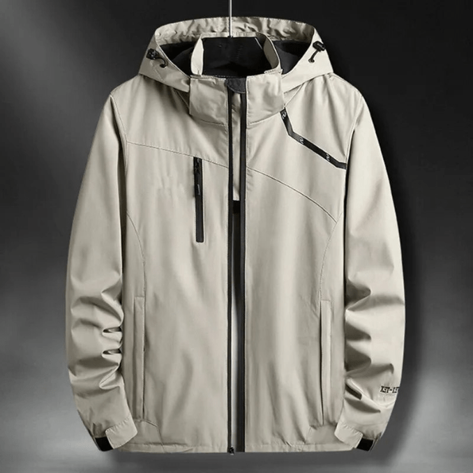 Men’s Outdoor Hooded Waterproof Rain Jacket