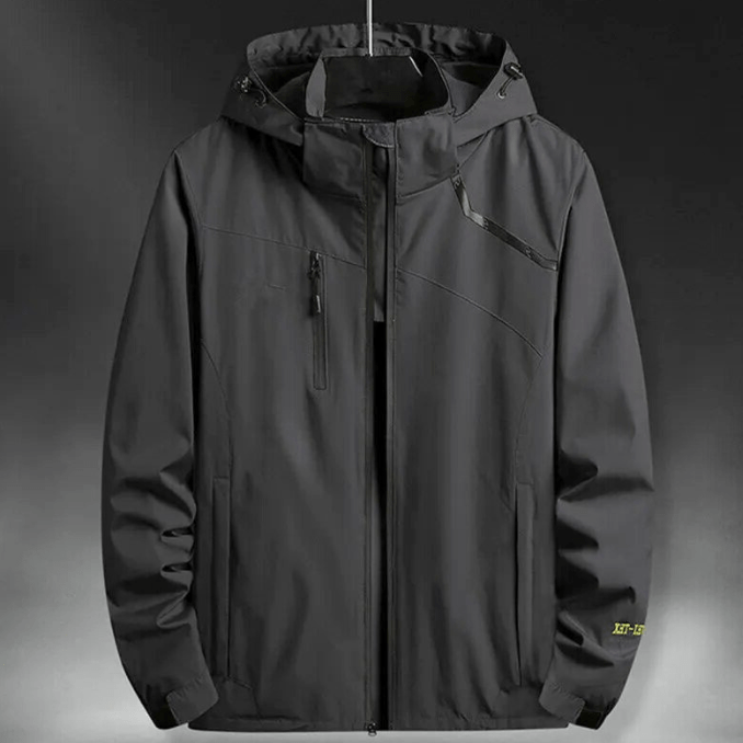 Men’s Outdoor Hooded Waterproof Rain Jacket