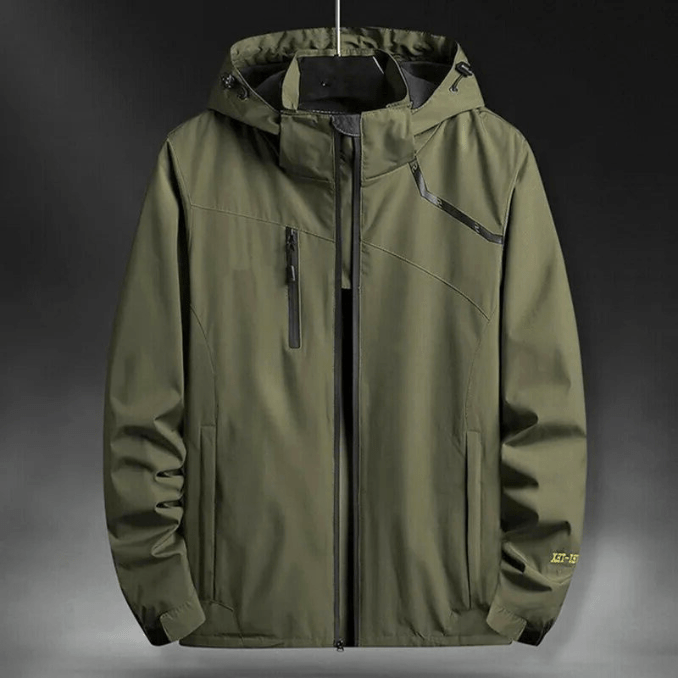 Men’s Outdoor Hooded Waterproof Rain Jacket