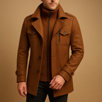 Slim Fit Two-Piece Winter Jacket Set