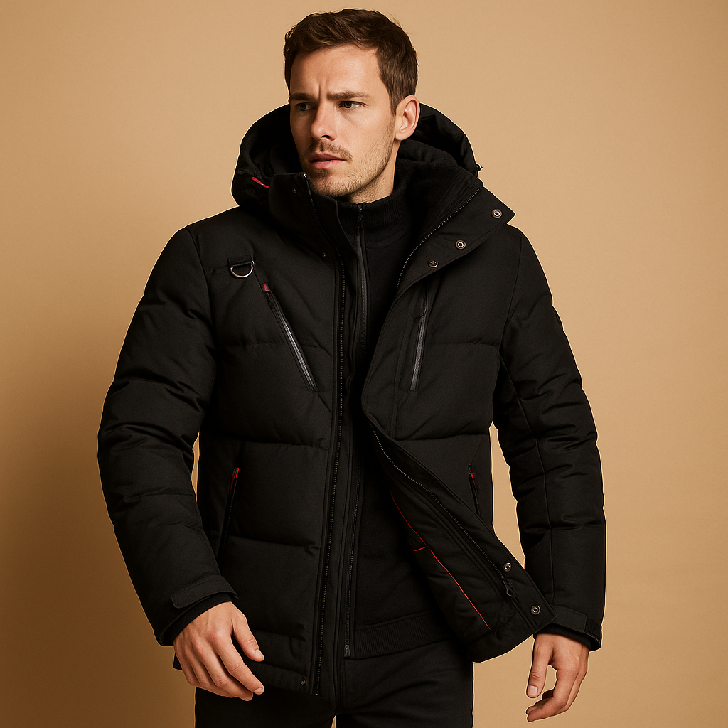 Detachable Hood Down Parka
