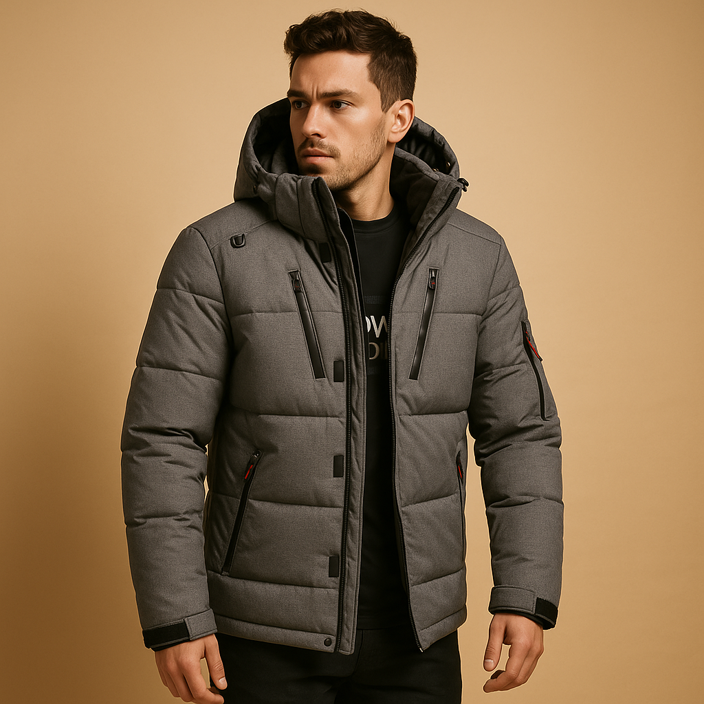 Detachable Hood Down Parka