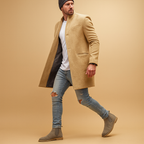 Stylish Relaxed-Fit Winter Overcoat