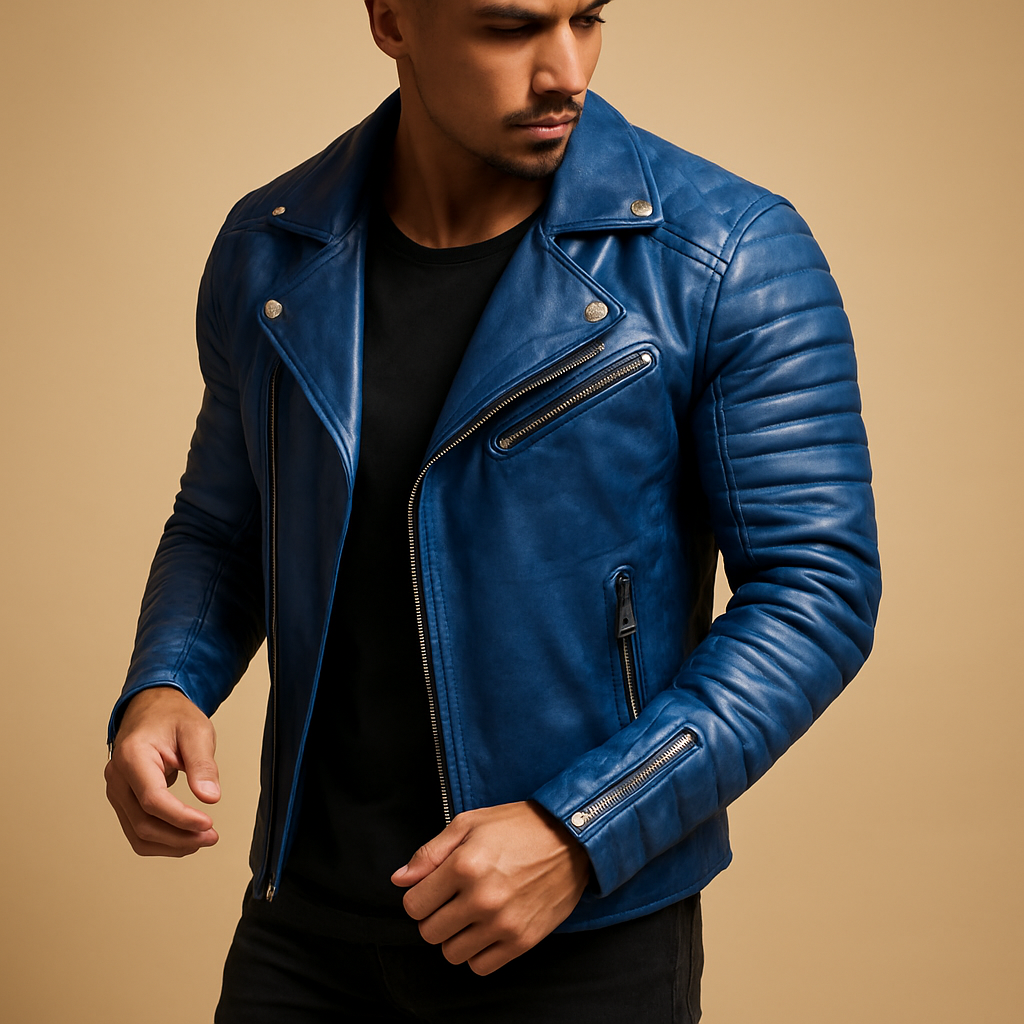 Waterproof Biker Jacket with Cozy Soft Lining