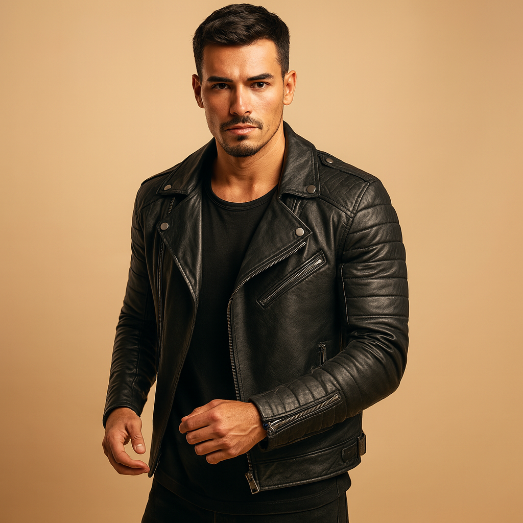 Waterproof Biker Jacket with Cozy Soft Lining