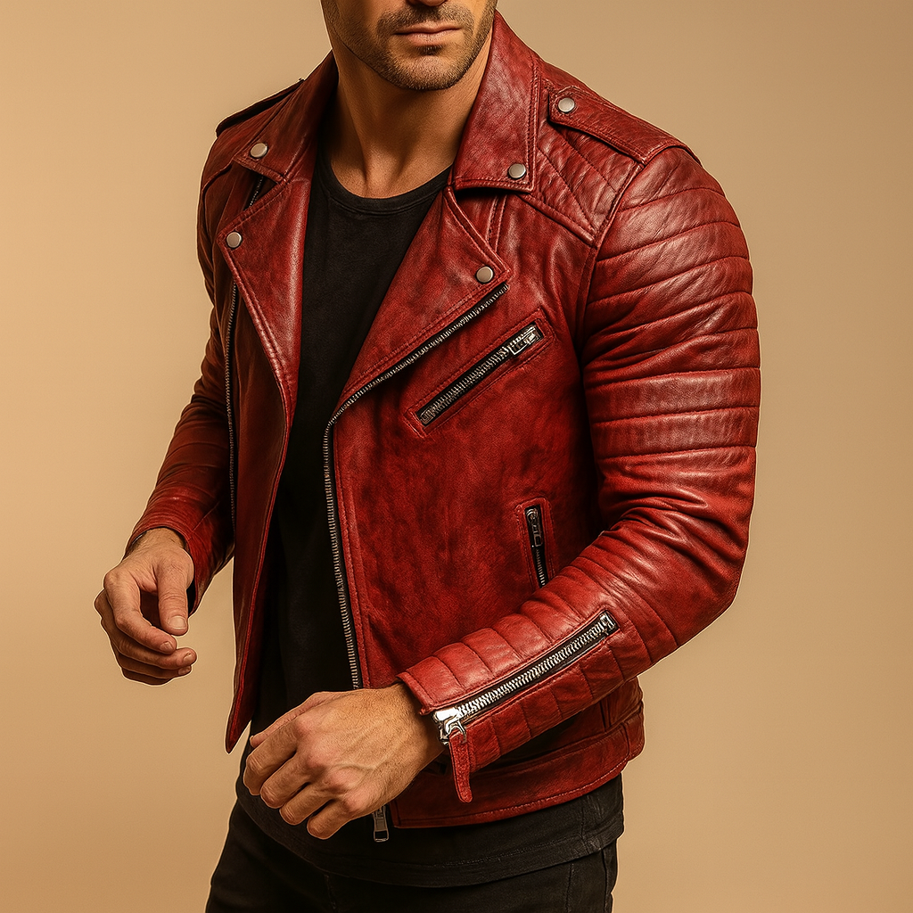 Waterproof Biker Jacket with Cozy Soft Lining