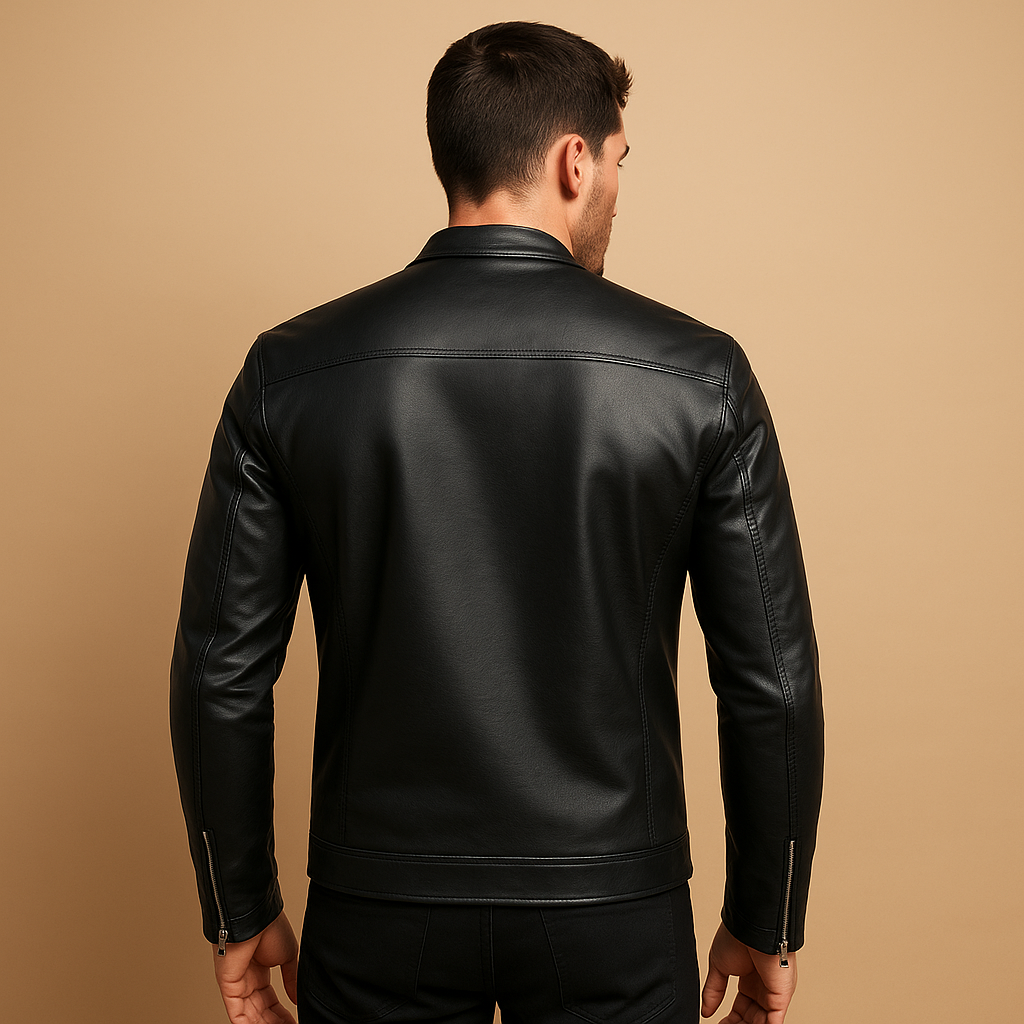 Waterproof Biker Jacket with a Flattering Fitted Waist