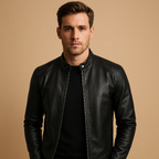 Waterproof Biker Jacket with a Flattering Fitted Waist