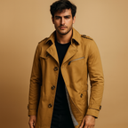 Stylish Waterproof Double-Breasted Trench Coat