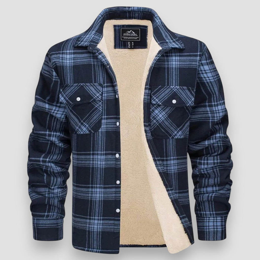Axel™ | Stylish Casual Checkered Shirt Jacket