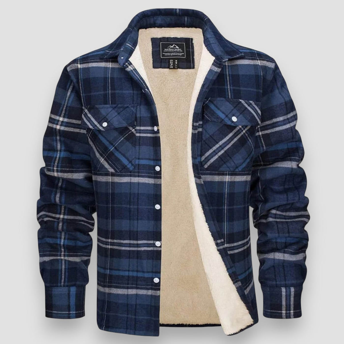 Axel™ | Stylish Casual Checkered Shirt Jacket