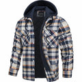 Men’s Checked Lined Hooded Winter Jacket – Warm, Stylish & Comfortable Outerwear