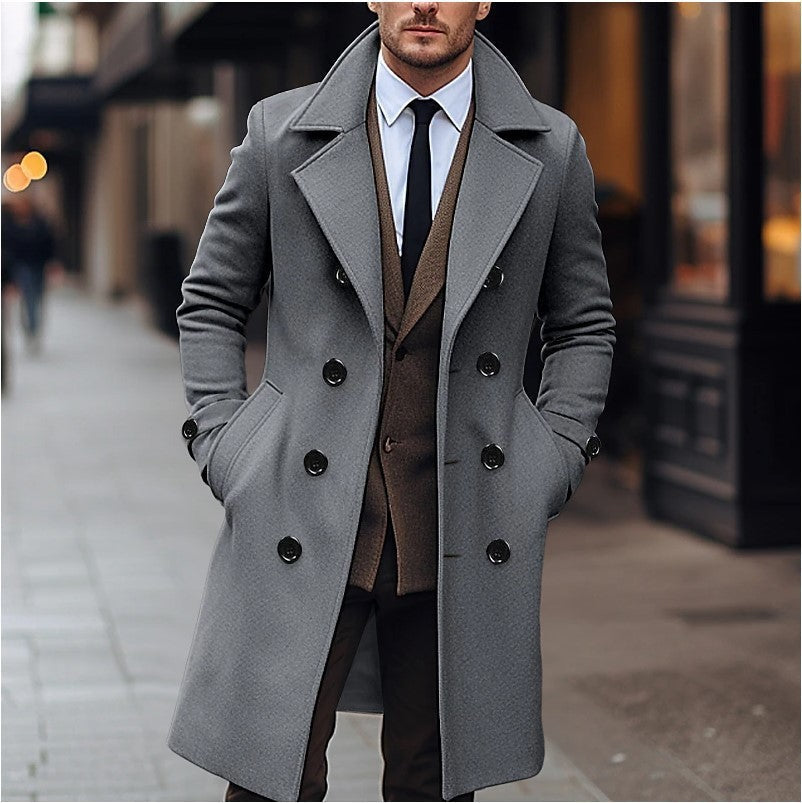 Willem | Men's Timeless Classic Lapel Trench Coat