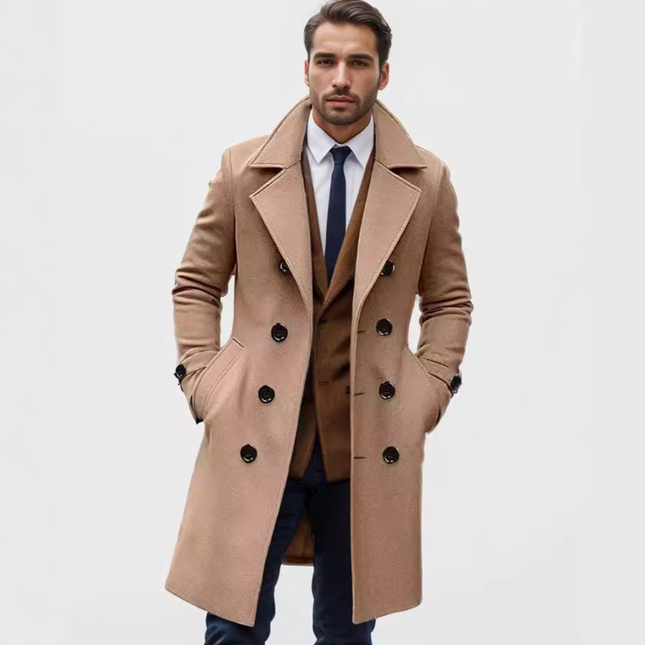 Willem | Men's Timeless Classic Lapel Trench Coat