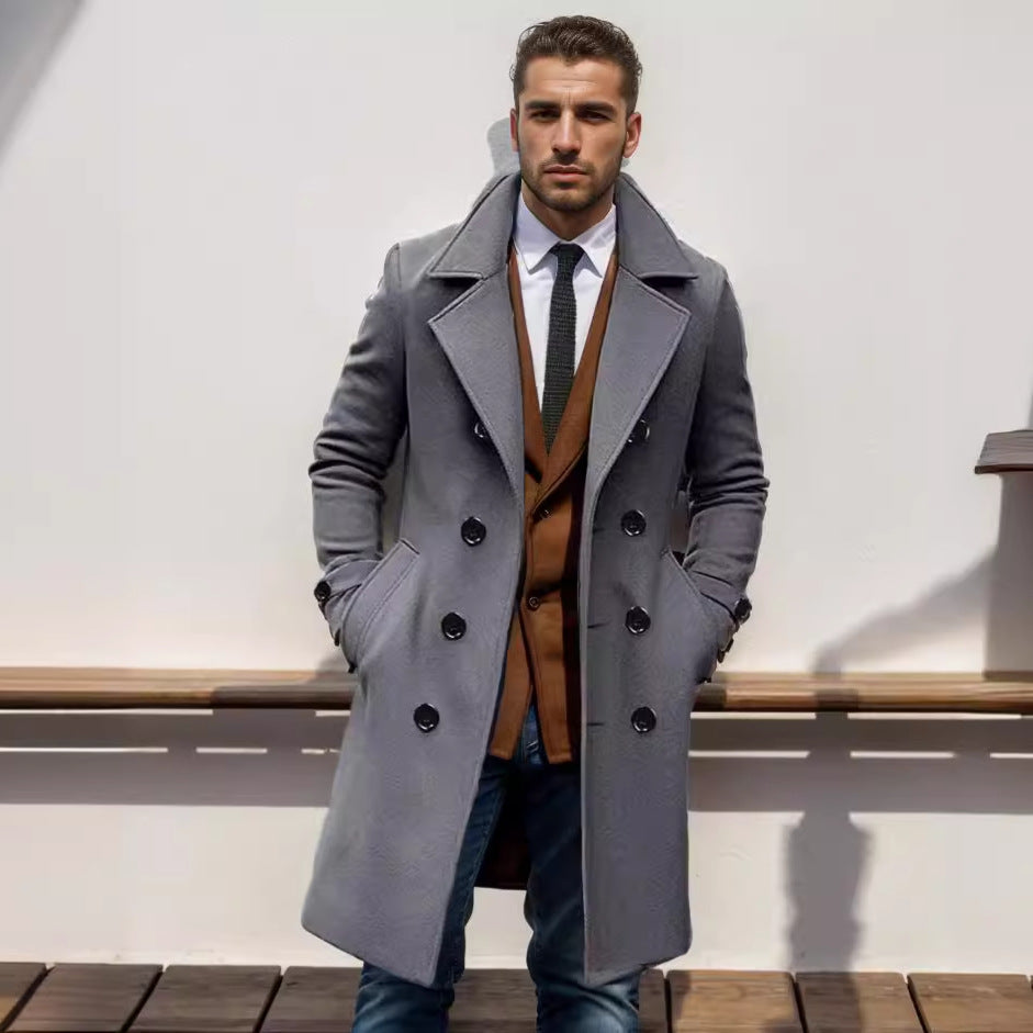 Willem | Men's Timeless Classic Lapel Trench Coat