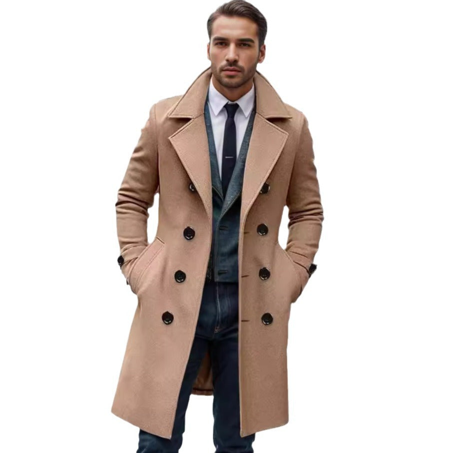 Willem | Men's Timeless Classic Lapel Trench Coat