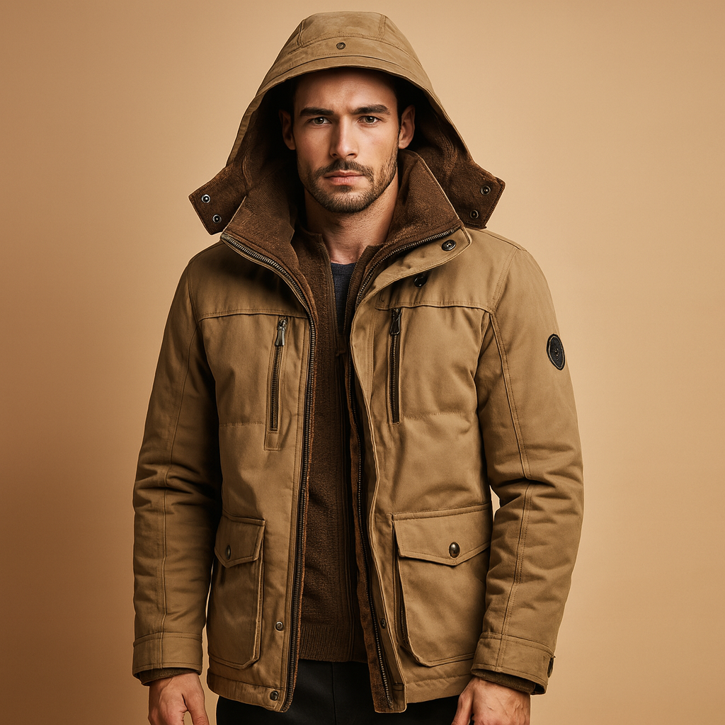 Warm Hooded Winter Coat with Cozy Thick Lining