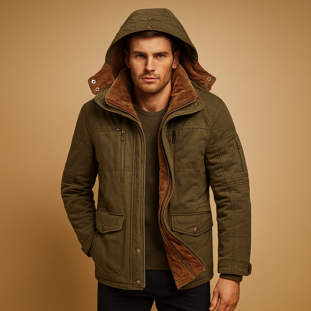 Warm Hooded Winter Coat with Cozy Thick Lining