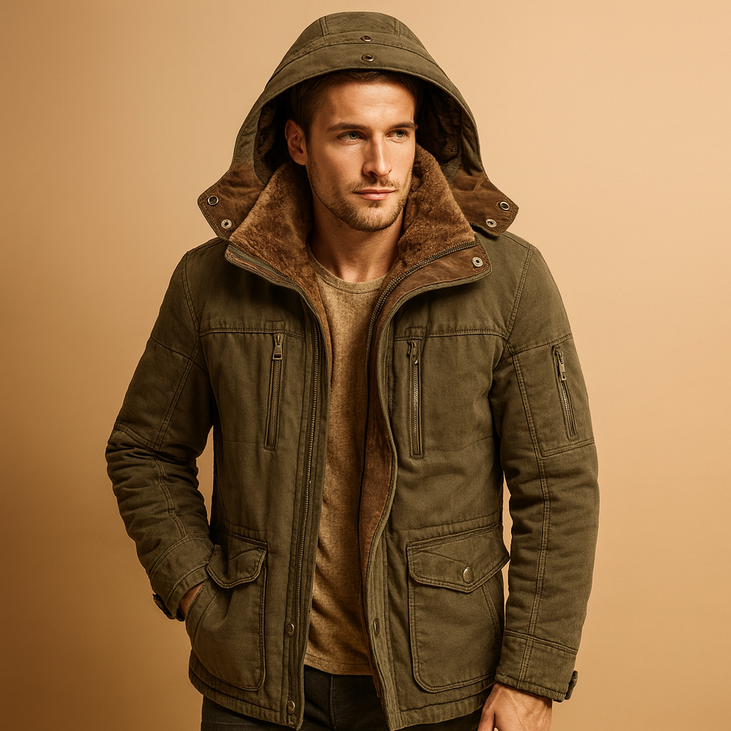 Warm Hooded Winter Coat with Cozy Thick Lining