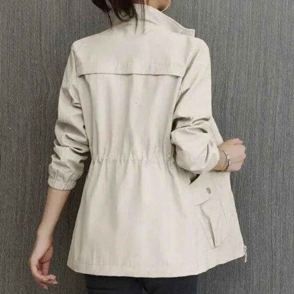 Women's Lightweight Zip-Up Drawstring