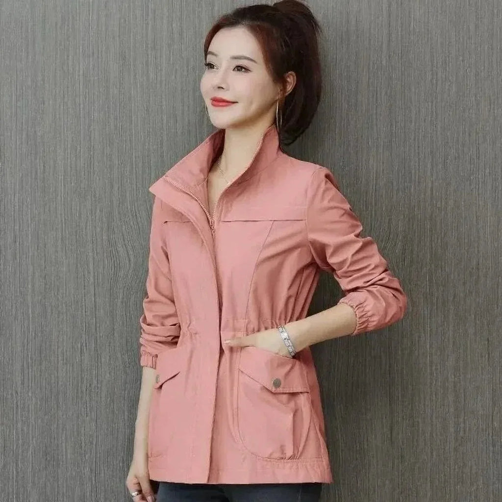 Women's Lightweight Zip-Up Drawstring
