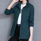 Women's Lightweight Zip-Up Drawstring