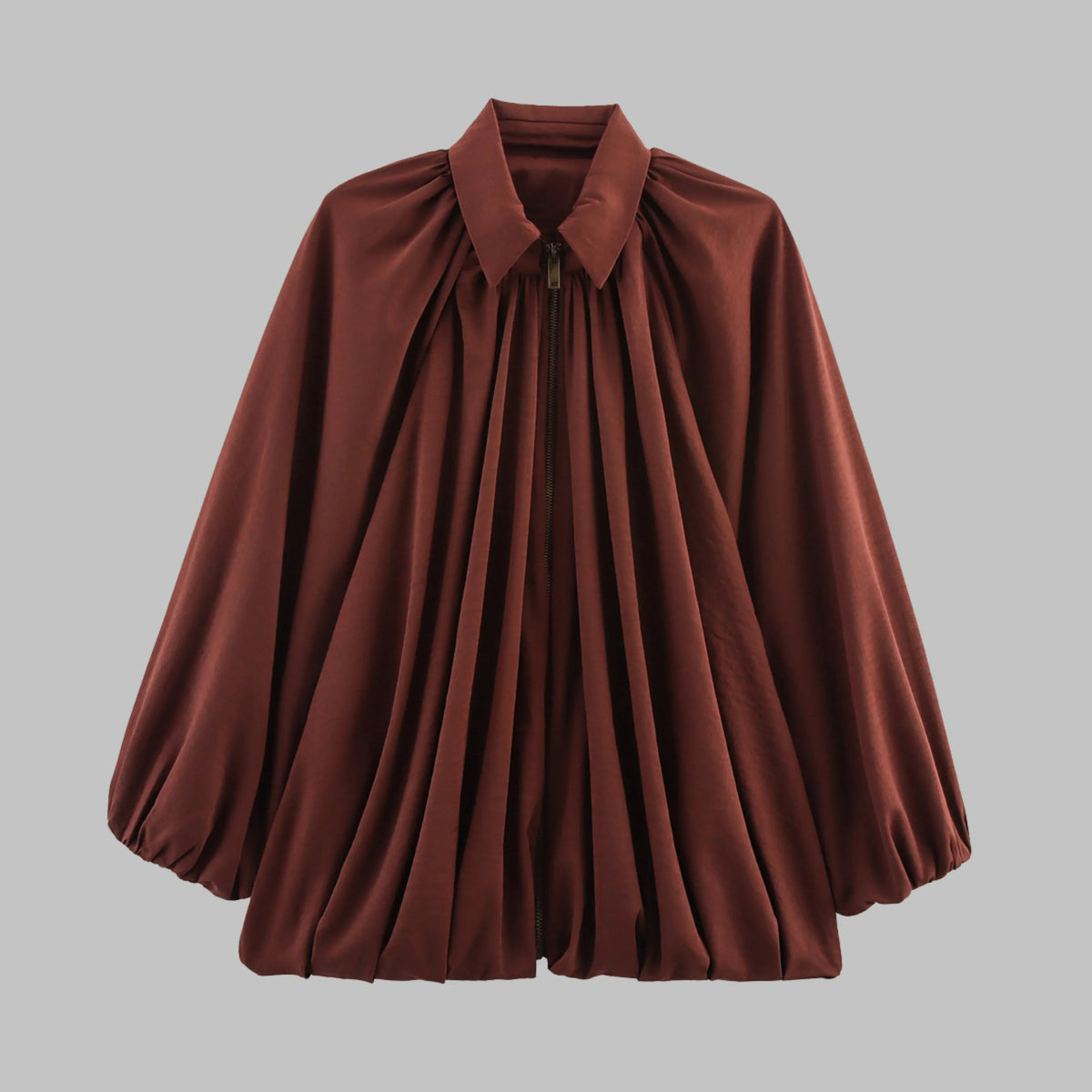 Women's Oversized Puffed Batwing Sleeve