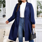 Women's Plus Size Zip-Up Hooded