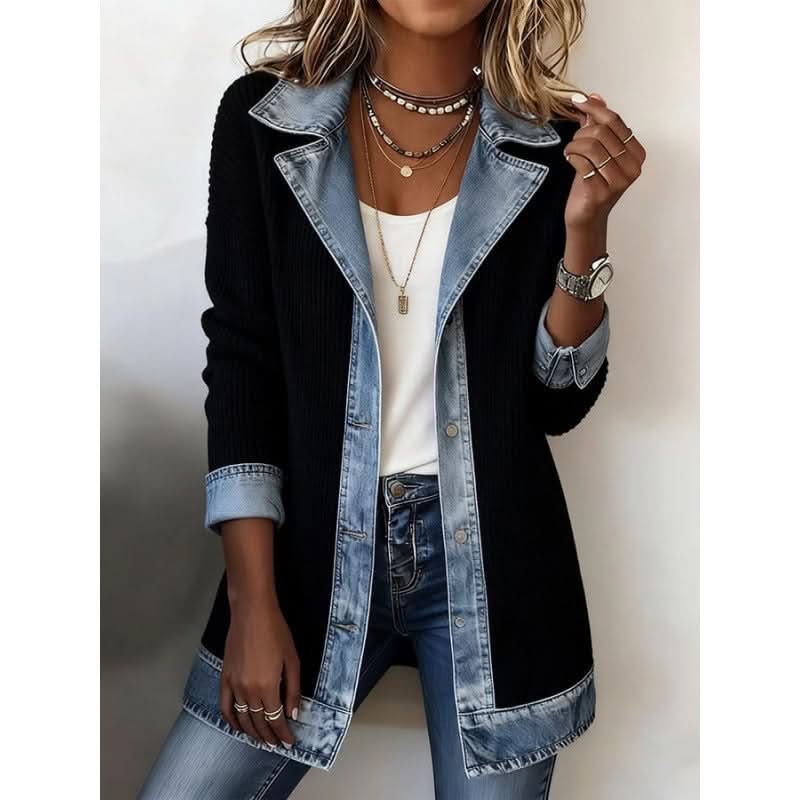 Women's Patchwork Contrast