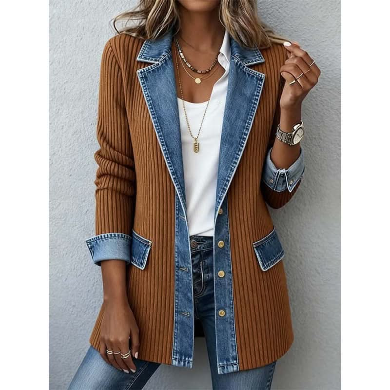 Women's Patchwork Contrast