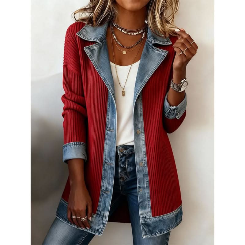 Women's Patchwork Contrast