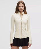 Women's High Neck Zip Up Pockets