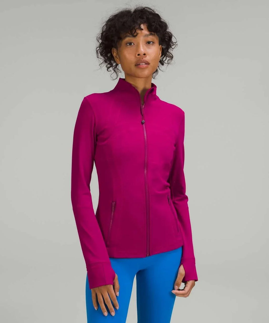 Women's High Neck Zip Up Pockets