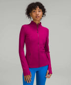 Women's High Neck Zip Up Pockets