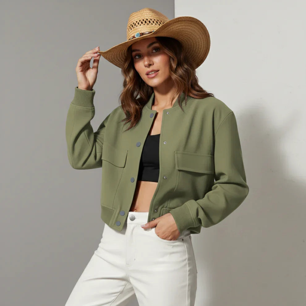 Women's Collared Button Front