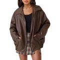 Women's Oversized Zip-Up