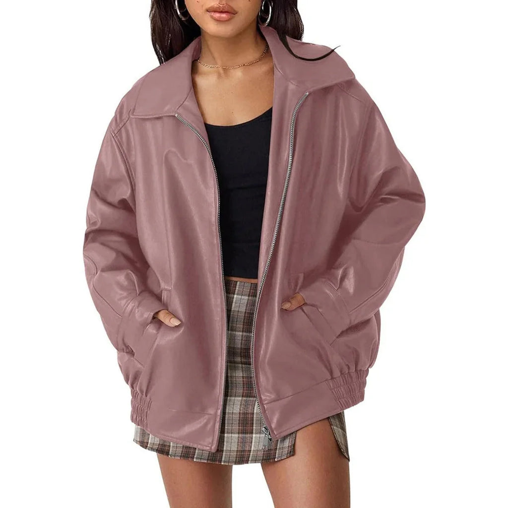 Women's Oversized Zip-Up