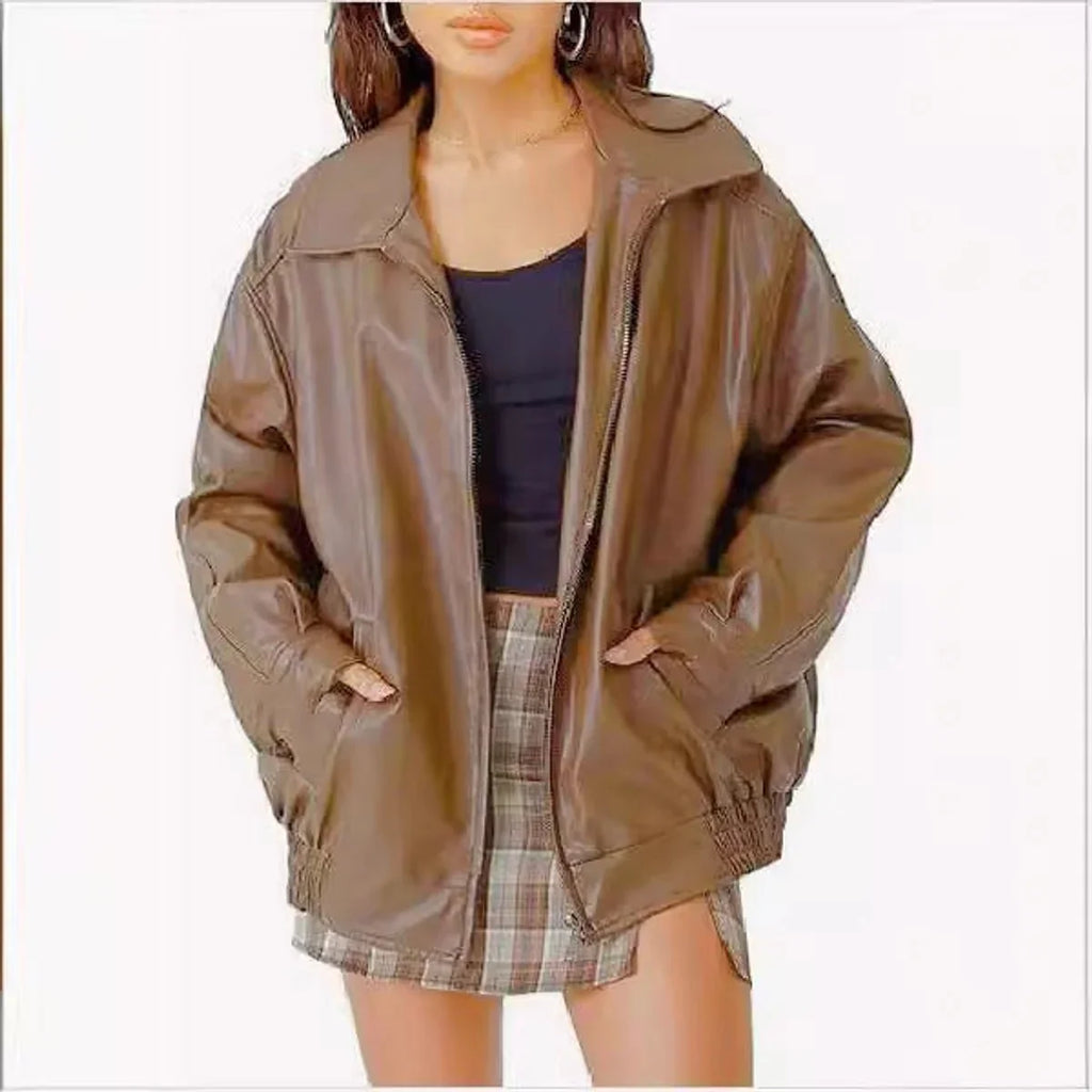 Women's Oversized Zip-Up