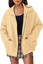 Women's Oversized Zip-Up